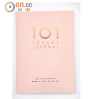 滿腦子奇思妙想？《101 Dreams Journal》讓你寫夠101個！$260