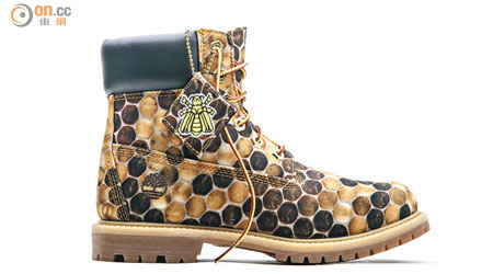 Timberland×Bee Line女裝 6吋蜂巢帆布靴 $2,090