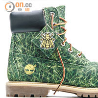 Timberland×Bee Line女裝 6吋青草帆布靴 $2,090