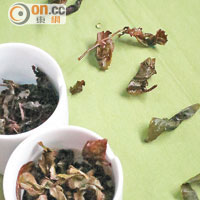 5款茶葉包括有高山茶、金萱茶、貴妃茶、凍頂烏龍茶及炭焙烏龍茶，各具特色。