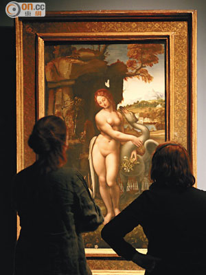 達文西的《Leda and the Swan》原畫估計已遺失，但這張於1505年的重畫之作一樣經典。