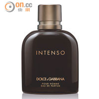 DOLCE & GABBANA INTENSO男士香氛 $650/75ML （C）<br>糅合明亮的海洋香調與清新宜人的羅勒葉及薰衣草香氣。