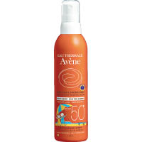 Avéne嬰幼兒高效防曬噴霧 SPF50+ $390/200ml（D）<br>清爽水潤，質感柔滑，不含香料，能高效抗氧化及抵禦游離基的傷害；採用抗阻塞毛孔及良好的光穩定性配方，而且無色透明，不留白印痕迹。