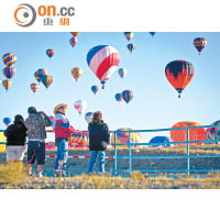 在外地參與一些較高危活動時，如熱氣球，遊客應注意安全。