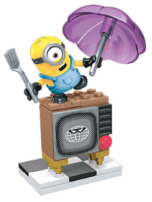 即日至8月2日，MINIONS於一田開設Pop-up Store，帶來多款主題精品。圖為Minions MEGA BLOKS積木 $99.9/套