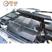 3公升V6引擎加入Supercharger裝置後，輕易換來45.9kgm峰值扭力。
