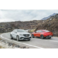 Mercedes-AMG GLE 63 Coupé （左）<br>GLE 450 AMG Coupé（右）