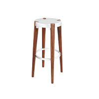 Otto Bar Stool<br>本地設計師Michael Young的新品，融入特殊的鑄造工藝，充滿美態，椅腳可選橡木或胡桃木。未定價