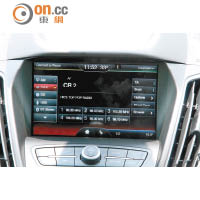 Ford SYNC II多媒體系統具備語音操控功能，亦可指尖觸碰8吋屏幕操作。