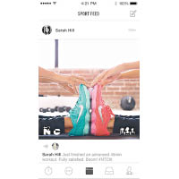 可以喺facebook加入Nike+好友分享成果。訓練內容都算齊全，以強度分門別類。