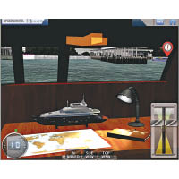 學員為海事處設計模擬訓練程式，讓船長和船員更清楚船隻位置，在適當時候加減速度。