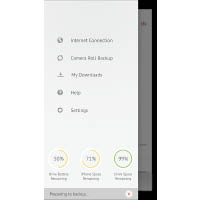 《Connect Drive》App能夠檢視Wireless Stick的電量及容量。