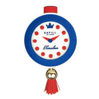 Enfill紅×白 × 藍色 Pocket Watch Clutch $980（L）