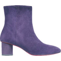PICCADILLY紫色麖皮短靴 $2,800