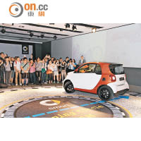 鮮橙及白雙色車身的smart fortwo edition#1版本，全港限量5輛。