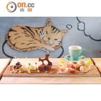 O2 Café Tea Set $188/2人<br>食材選用了農田出產的車厘茄、時令蔬菜和水果等，甜品則減糖或以蔗糖代替，再加自家製麵包，健康輕盈。