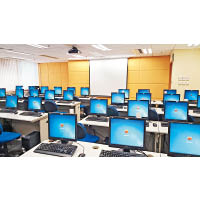學院的電腦設備已安裝相關程式，供同學學習訓練之用。