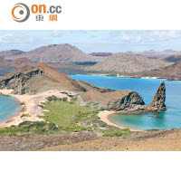 Bartolome Island的巨型尖石，已成為群島標誌。