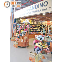 Ecua-Andino Hats帽子專門店設於Baltra機場，小心揀帽揀到唔記得上機！