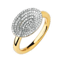 Concave 18K黃金鑽石戒指 $6,500
