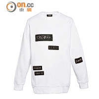 白色sweater　$4,500