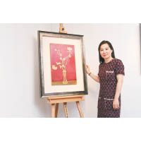 佳士得亞洲區總裁魏蔚女士表示，常玉的《黃桌上的菊花瓶》是今年秋拍的焦點之一。（估價1,000萬~1,500萬港元）