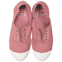 Bensimon Vieux-rose色Elly帆布鞋 $435（B）