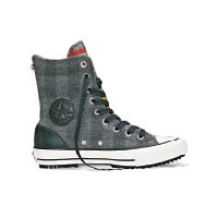 灰色格紋CT All Star Hi-Rise Boot