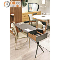 Batik Desk<br>單位面積有限，這款設計集梳妝枱、書桌於一身，有利用家善用房間每吋空間。$21,900