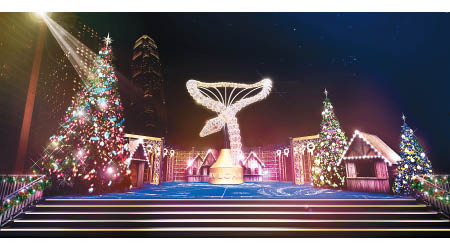 BVLGARI今個聖誕於中環皇后像廣場舉行「星閃冬日歡度BVLGARI羅馬假期」大型活動，並特意設計巨型「Serpenti」蛇形藝術燈光裝置。