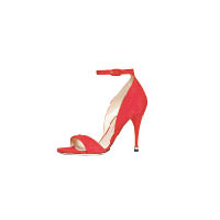 PAUL ANDREW紅色高踭鞋 $6,450