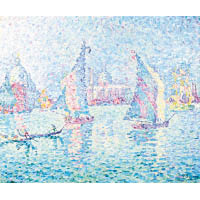 Paul Signac《朱代卡運河：薄霧中的帆船》（估價$990萬~$1,400萬）