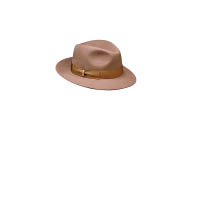 Borsalino啡色絨Fedora Hat約 $1,700（A）