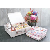 日式押花曲奇禮盒 $1,480/套（需預訂） <br>一套有齊年花盆栽、日式押花手製曲奇、櫻花綠茶味果醬和玫瑰種子罐。