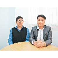 智舒適業務拓展經理徐明龍（左）和總監林思維（右）