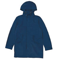 深藍色連帽長褸 $3,990