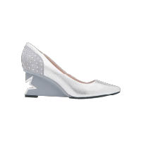 MILLIE'S銀色×星星船踭鞋 $1,399（D）