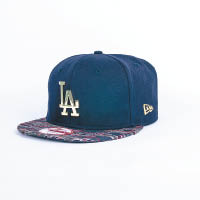 LA字樣黑×軍事迷彩59FIFTY Cap帽 $399