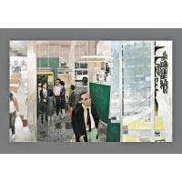 楊東龍《黃竹坑 - 工廈和一幅肖像》<br>以香港近年最為興旺的畫廊及藝術重地為題，展現了該地方的多元及轉變，猶如一幅黃竹坑浮世繪。