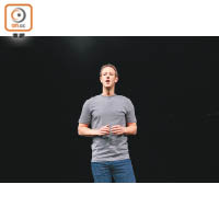 大會請來facebook教主Mark Zuckerberg站台兼介紹fb 360功能。