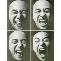 耿建翌《第二狀態》（1987）<br>4張維妙維肖的人像畫，全是笑臉迎人，恍如慢鏡拍攝似的，各有微妙的表情變化，藉此表達對「八五新潮」的想法。