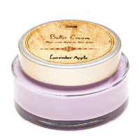 SABON Butter Cream潤膚霜 $320/150ml（D）含優質的非洲乳木果油、可可油和蜂蠟，具高效補濕及修復肌膚功效。