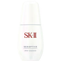 SK-II GENOPTICS SPOT ESSENCE肌源淨斑精華 $880/30ml（J）<br>革命性Spot Resist Complex複方與PITERA™的密集修護，能深層淨斑，明顯擊退藏在表皮層中的頑固色斑與未來隱形斑，使肌膚透亮無瑕 。