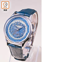 5930 World Time Chronograph是PATEK PHILIPPE首枚集世界時間及計時功能的腕錶。約HK$55.2萬