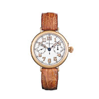1918年LONGINES推出的首枚計時腕錶原裝款式。