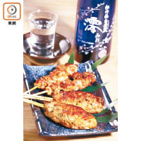串燒<br>選用日本優質的薩摩雞，其中雞腿肉（$29/串）及雞肉丸（$27/串）做得最為出色，肉汁豐富又鮮香。