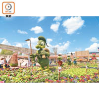 踏入春天，Epcot亦綠化園區，並舉辦了Flower Garden Festival。