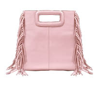 亞洲獨家淺粉紅色流蘇皮革M Bag $2,845