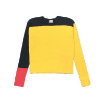 黃×黑×紅色針織上衣 $6,800