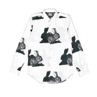 白×黑色兔仔圖案恤衫 $5,850